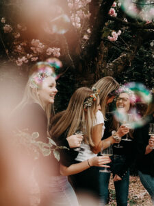 JGA, Weinevent, Feiern, Party, Blumenworkshop, Doppelstück