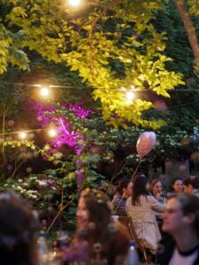 Wein, Feiern, Garten, Doppelstück