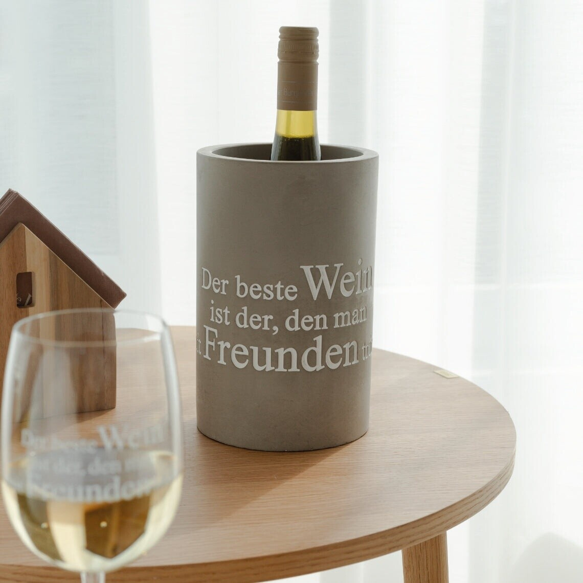Weinkühler DER BESTE WEIN IST DER, DEN MAN MIT FREUNDEN TRINKT
